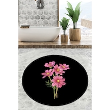 Sitivo Siyah Çap Banyo Halısı Djt 200x200 cm