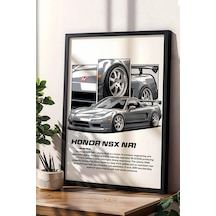 Nsx Na1 Çerçeveli Tablo - Honda Car Poster