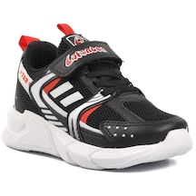 Aspor 722y-p Siyah-kırmızı Cırtlı Çocuk Spor Ayakkabı 001