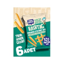 Hashtag Fırınlanmış Nohut Cipsi Deniz Tuzu & Avokado Aromalı Çeşnili 6 Adet Trio Move