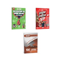 2027 Av 6. Sınıf Din Kültürü Ve Ahlak Bilgisi + İngilizce Legend Of English Practice Book Soru + Ankapade 3'lü Set