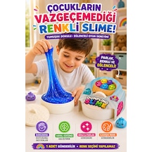 Slime Oyun Jeli Simli Karışık Renk Streç Hamur Eğitici Duyusal Oyun Motor Beceri Geliştiren Oyuncak