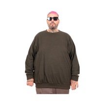 Mode Xl Erkek Interlok Sweat Bıs.yaka Basıc U22465 Siyah