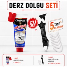 400 Gr Derz Dolgusu + 5 Uçlu Derz Kazıyıcı Fayans Derz Tamir Ve Yenileme Seti