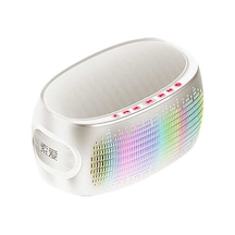 Soaiy K1 Taşınabilir Kablosuz Bluetooth Hoparlör Işıklı Ses Bombası - FM Radyo & USB & Hafıza Kartı - ZORE-219178