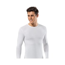 Erdem 1123 Erkek Pamuk Fanila Uzun Kol T-Shirt 2'Li Paket