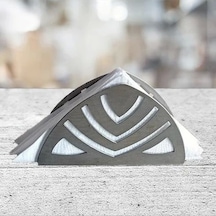 Glare Peçetelik Paslanmaz Çelik Deve Tabanı Çok Renkli