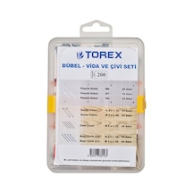 Dübel - Vida Ve Çivi Seti 200 Parça - 761147930 Diğer