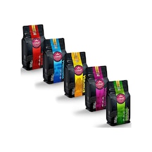 Dünya Filtre Kahveleri Tanışma Seti 5x250gr Cold Brew Öğütme Kenya, Guatemala, Ethiopia, Colombia, Brasil Diğer