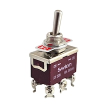 Ic-157s Swıon Toggle Switch On-off 15a 6p Ø12mm Xt-22b