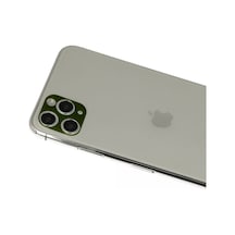 Newface - 858 - İphone 11 Pro Max Rainbow Kamera Lens Koruma Cam - Edntrend - - Yeşil