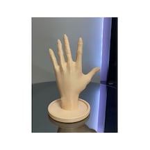 Ten Rengi 18 Cm Dekoratif Beyaz El Takı Mankeni, Yüzük Standı, Ürün Sergileme Standı, Organizer