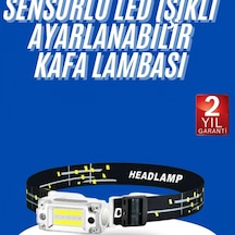Kafa Lambası, Su Geçirmez Kafa Feneri 3 Mod Aydınlatma Çok Renkli 57678854