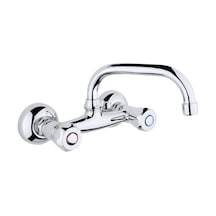 Duvardan Çevirmeli Klasik Mutfak Lavabo Bataryası