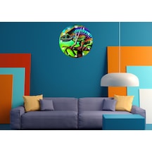 Ti-play Bukelamun 30x30cm Akrilik Dekoratif Modern Duvar Saati ÇOk Renkli