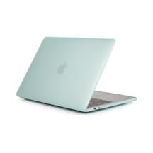 Macbook Air 13.3'' A 1466 A 1369 Kılıf Mat Doku Hardcase Kapak Açık Yeşil