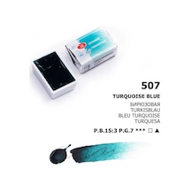 St. Petersburg White Nights Tam Tablet Sulu Boya 507 Turquoise Blue Çok Renkli