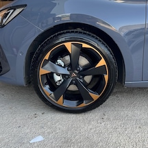 Cupra Leon İle Uyumlu Mk4 Jant Kaplama Sticker Set Kolay Uygulama Uzun Ömürlü Estetik Görünüm M