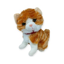 Sesli Peluş Kedi 25 Cm - Sarı
