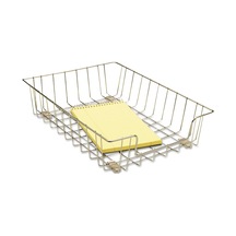 İş İstasyonu Mektup Masa Tepsisi Düzenleyici, Tel, Gümüş 60012 , 3 X 10 X 14-1/8"