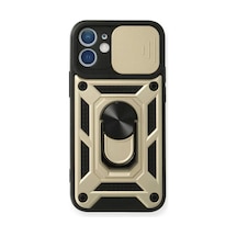 Apple İphone 12 Kılıf Pars Lens Yüzüklü Silikon