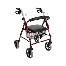 We Chem Rolatör Tekerlekli Oturaklı Katlanabilir Yürüteç Standart