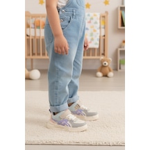 United Colors Of Benetton Beyaz Lila Cırtlı Kız Çocuk Spor Ayakkabı Bnı-11092 P Beyaz-lila