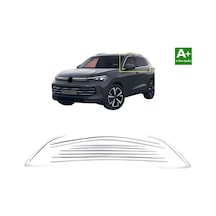 Vw Tiguan 3 2025 2026 2027 Paslanmaz Krom Cam Çerçeve Seti