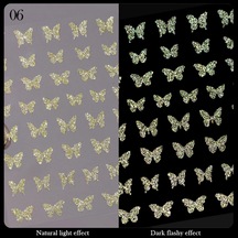 3d Reflektif Efekt Nail Art Sticker Model - 6 55881-6