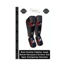 Özel Üretim Fighter Ayak Kaval Koruyucu Kırmızı Sm Spor Kampanya Koruma