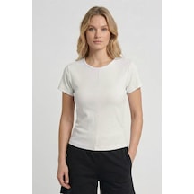 Hummel Hmlreportaje Ekru Kadın T-shirt 912326-9157 Ekru