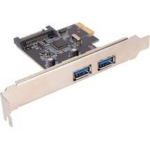 Pcı Express 1x Pcı-e To 2 Port Usb 3.0 + Sata Kart Çoklayıcı