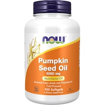 Now Pumpkin Seed Oil 1000 Mg With Essential Fatty Acids And Phytosterols Cold Pressed 100 Softgels