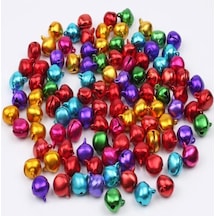 100 Adet 12mm Karışık Renk Kulplu Zil,çan,çıngırak,metal Amigurum