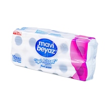 2 Adet Mavi Beyaz Tuvalet Kağıdı 10 Lu