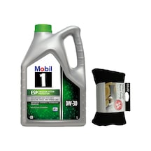 Mobil 1 ESP 0W-30 Tam Sentetik Motor Yağı 5 L + Gojo Silikon Dolgulu Boyun Yastığı