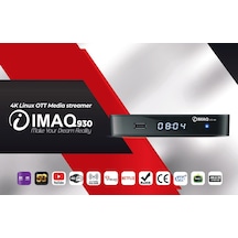 Imaq 930 4k Linux Akıllı Medya Oynatıcı Kutusu 8gb Emmc, 1gb Ram, 5g Wifi, 4k Uhd