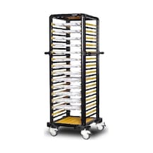 Gastrolley İkili Self Servis Arabası 150 2 Yanı Kapalı 104 X 71 X 174 Cm