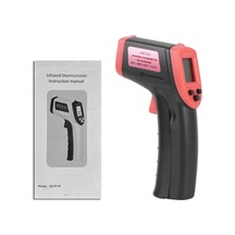 Kırmızı Lcd Ekran -50 600 C Temassız Dijital Kızılötesi Termometre Ölçer Termal Görüntüleme Cihazı Lazer Ir Sıcaklık Tabancası