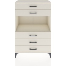Hyperion Dolap Tek Raflı 5 Çekmeceli 88x44x134 Aytaşı-aytaşı Aytaşı