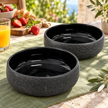 El Yapımı Seramik Salata Kasesi, Yulaf Granola Ve Kahvaltı Kasesi, Sağlıklı Beslenme Ve Diyet Kabı, Smoothie Bowl, Açai Bowl, Çorba Servis Kabı, Orta Boy Kase, Mikrodalga Uyumlu, Mıdnıght