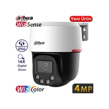 Dahua Sd2c400na-b-pv-pro 1/1.8 Cmos 4mp 16x Ip66 Wızcolor Wıxsense Pt Ip Speed Dome Kamera-30mt