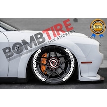 Speedhunter 3D Lastik Yazısı 2.5 Cm Kauçuk Motor Ve Araçlar Için Lastik Sticker