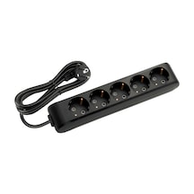 Viko Multi-let 5'li Grup Priz Topraklı Çocuk Korumalı 5 Metre Siyah - 90133505