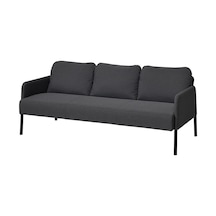 Ikea Gri Konforlu Kanepe - 3'lü Kanepe