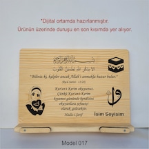 Münzevi Masaüstü Ahşap Rahle/tablet/kitap Tutucu-model017