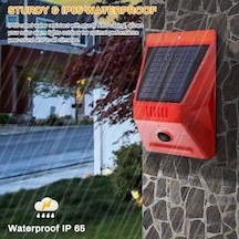 Hareket Sensörlü Solar Alarm Kumandalı Alarm Siren