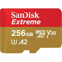 Sandisk Extreme Sdsqxa1-256g-gn6mn Class 10 Uhs-ı U3 A2 V30 256 Gb Micro Sd Kart - Teşhir