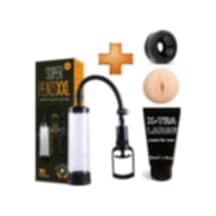 Hızlı Express Penis Vakum Pompası+Silikon Başlık+Suni Vajina+50 Ml Penis Kremi