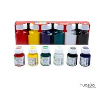 6 Renk 25ml Kumaş Boyası Sd946 Textile Color Çok Renkli